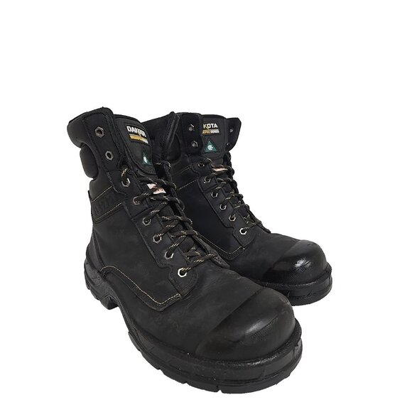 Dakota Other - Dakota Men's 8'' 877 Steel Toe Steel Plate WP Work Boots Black Size 10M